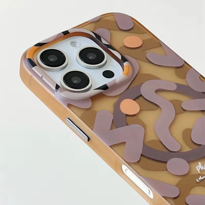 Graffiti Circuit iPhone Case
