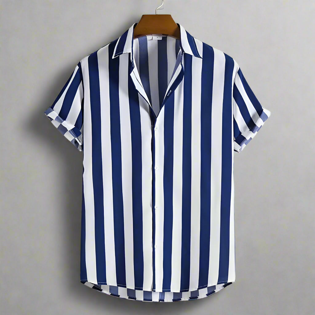 Marseille Striped Button-Up