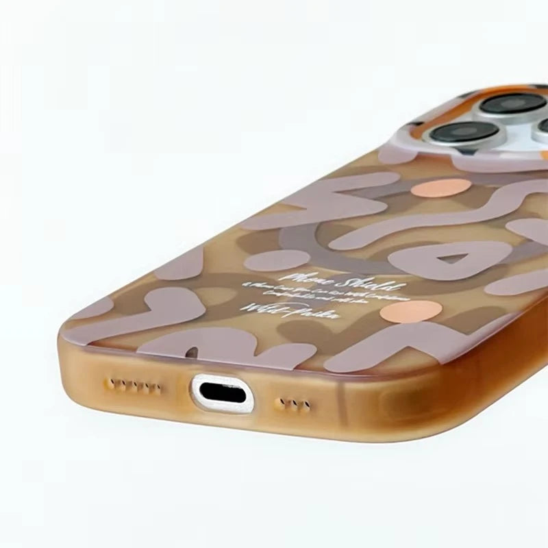 Graffiti Circuit iPhone Case