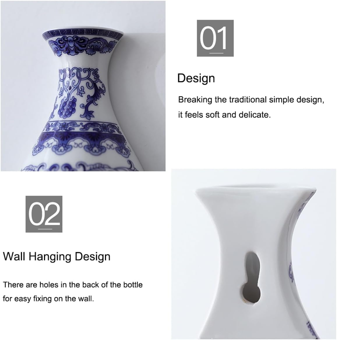 Toba Ceramic Wall Vase