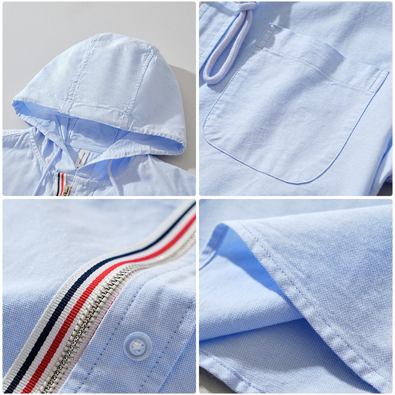 Mercer Egyptian Cotton Hooded Jacket