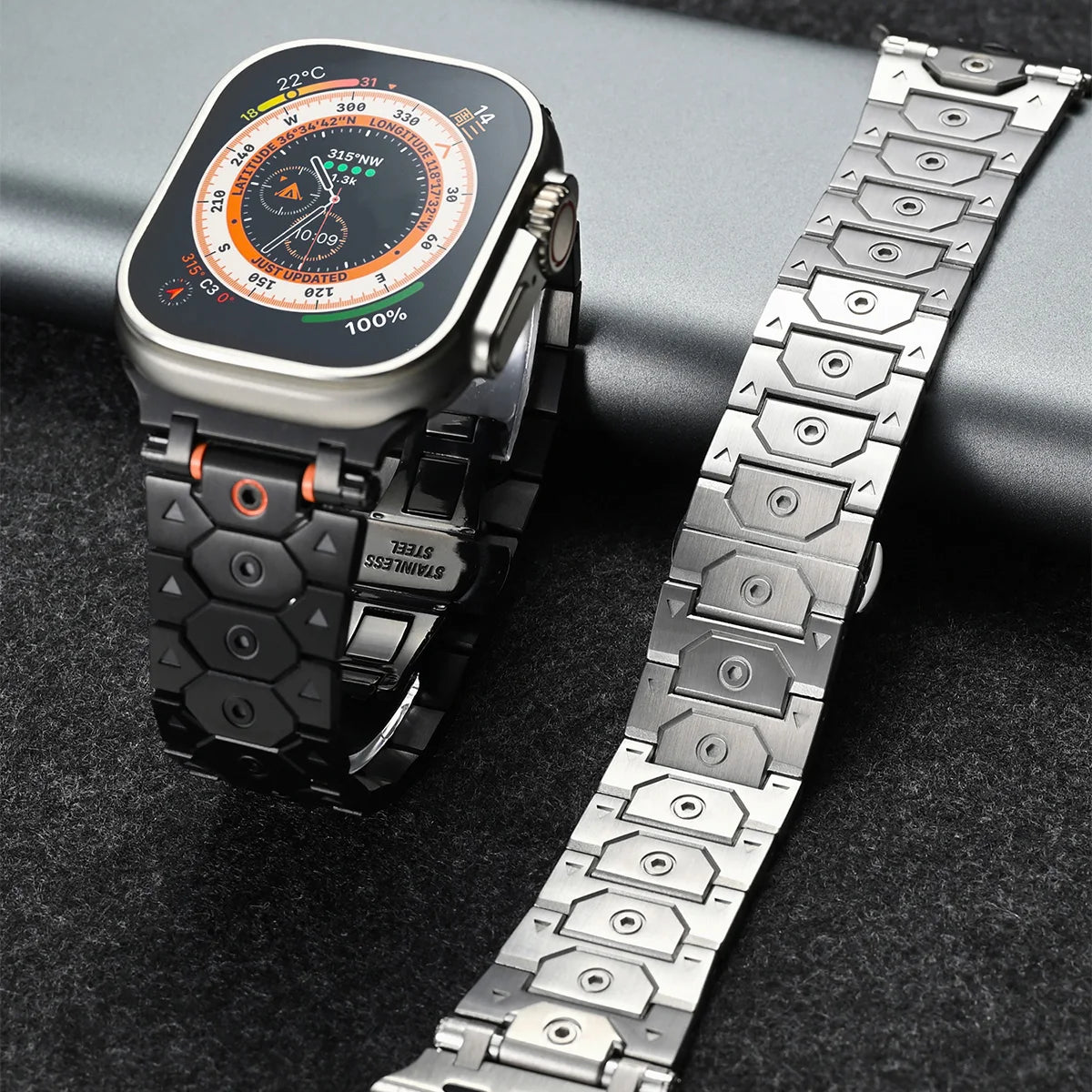 AeroCore™ Titanium Apple Watch Band