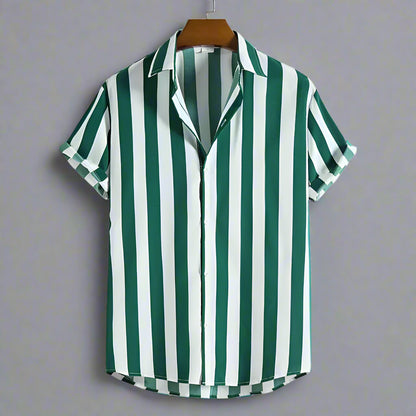 Marseille Striped Button-Up