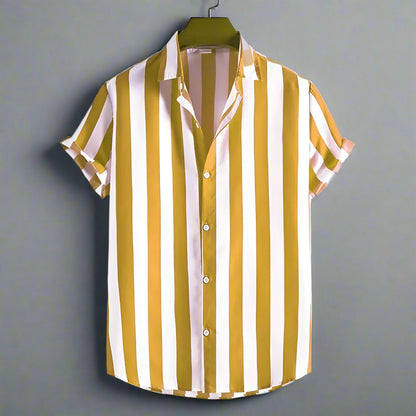 Marseille Striped Button-Up