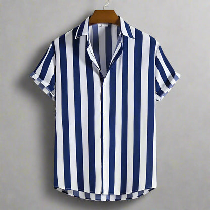 Marseille Striped Button-Up