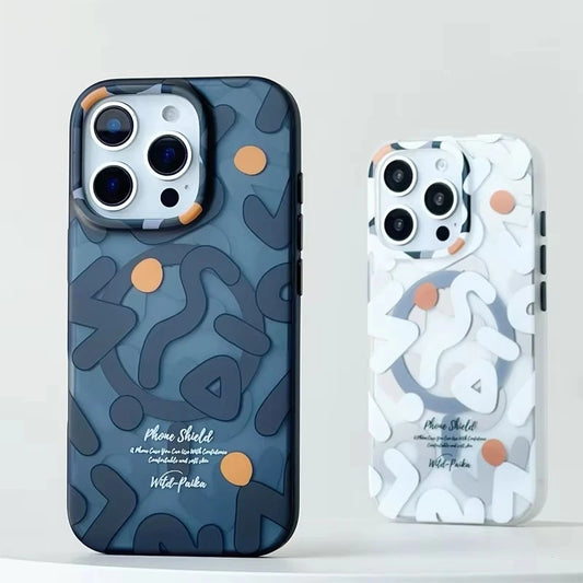 Graffiti Circuit iPhone Case