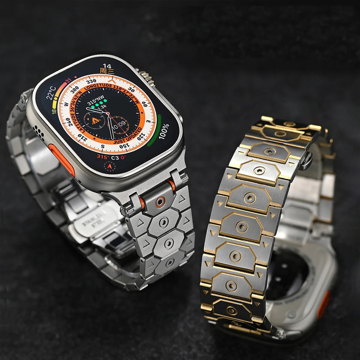 AeroCore™ Titanium Apple Watch Band