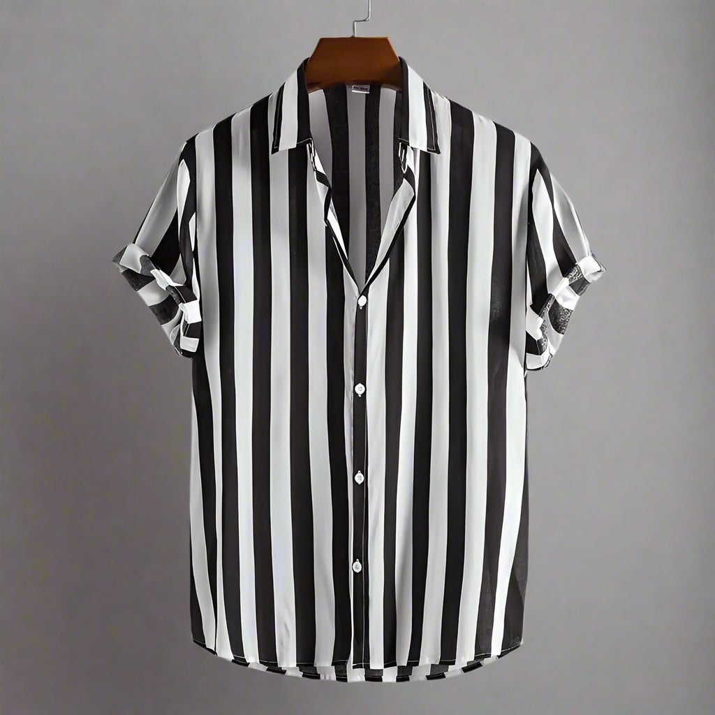 Marseille Striped Button-Up