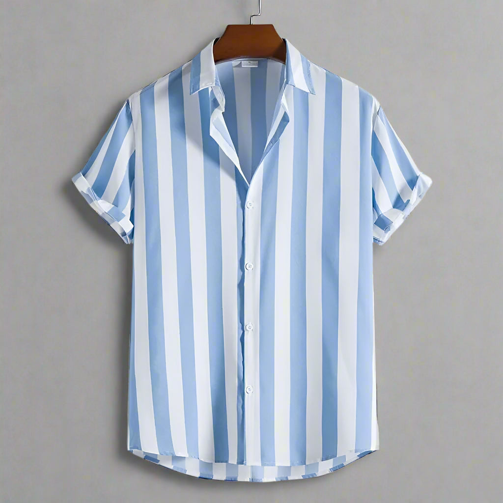 Marseille Striped Button-Up