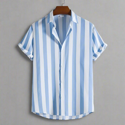 Marseille Striped Button-Up