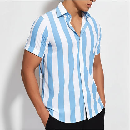 Marseille Striped Button-Up